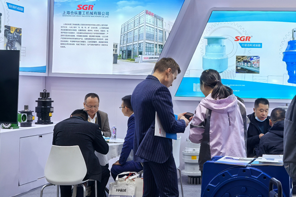 กล่องเกียร์ SGR บน Bauma China 2024